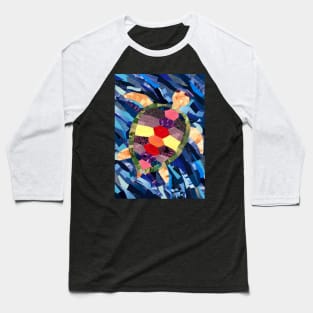 Swimming in the Sea Baseball T-Shirt